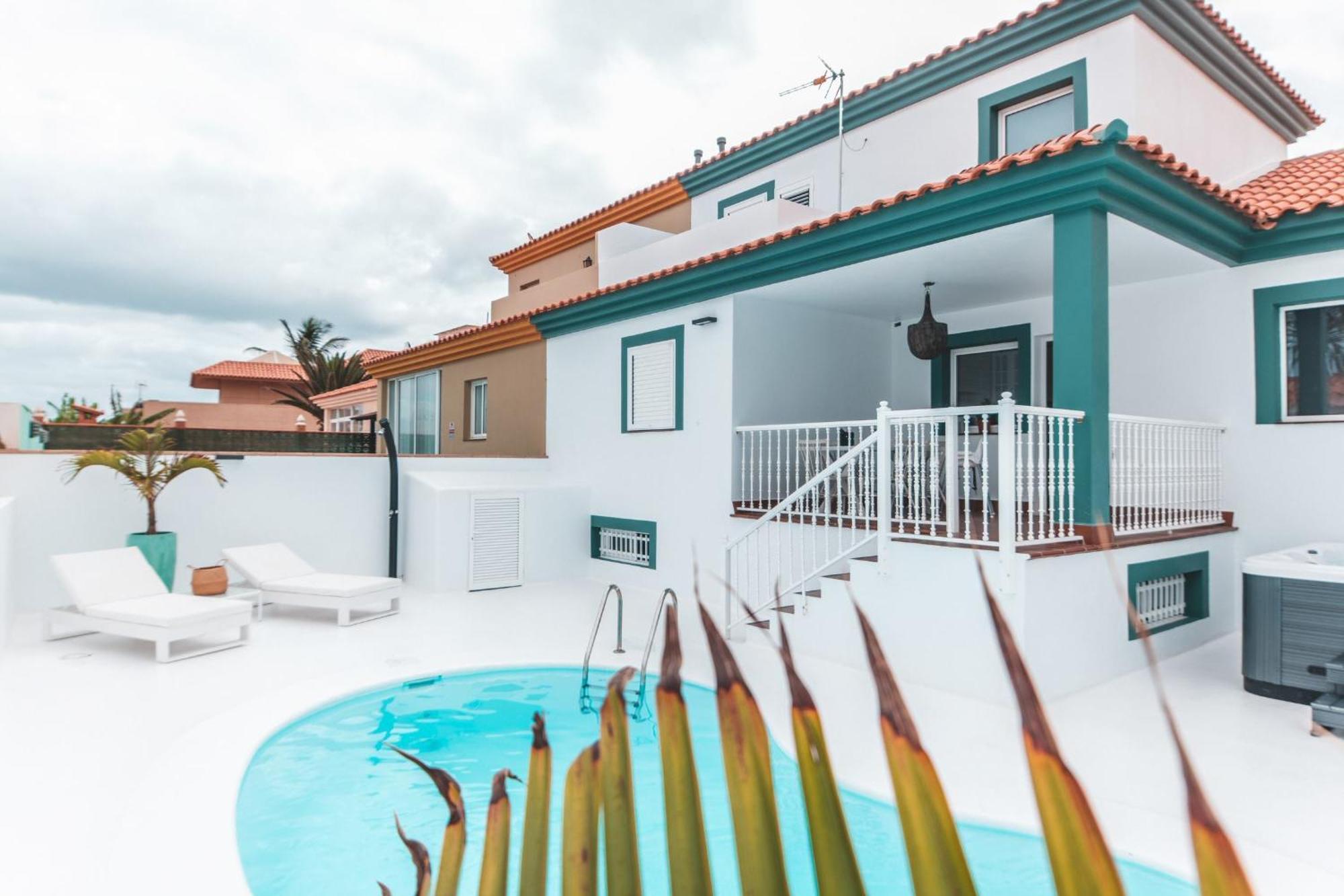 Villa Veaco Beach With Jacuzzi And Private Pool Corralejo Buitenkant foto